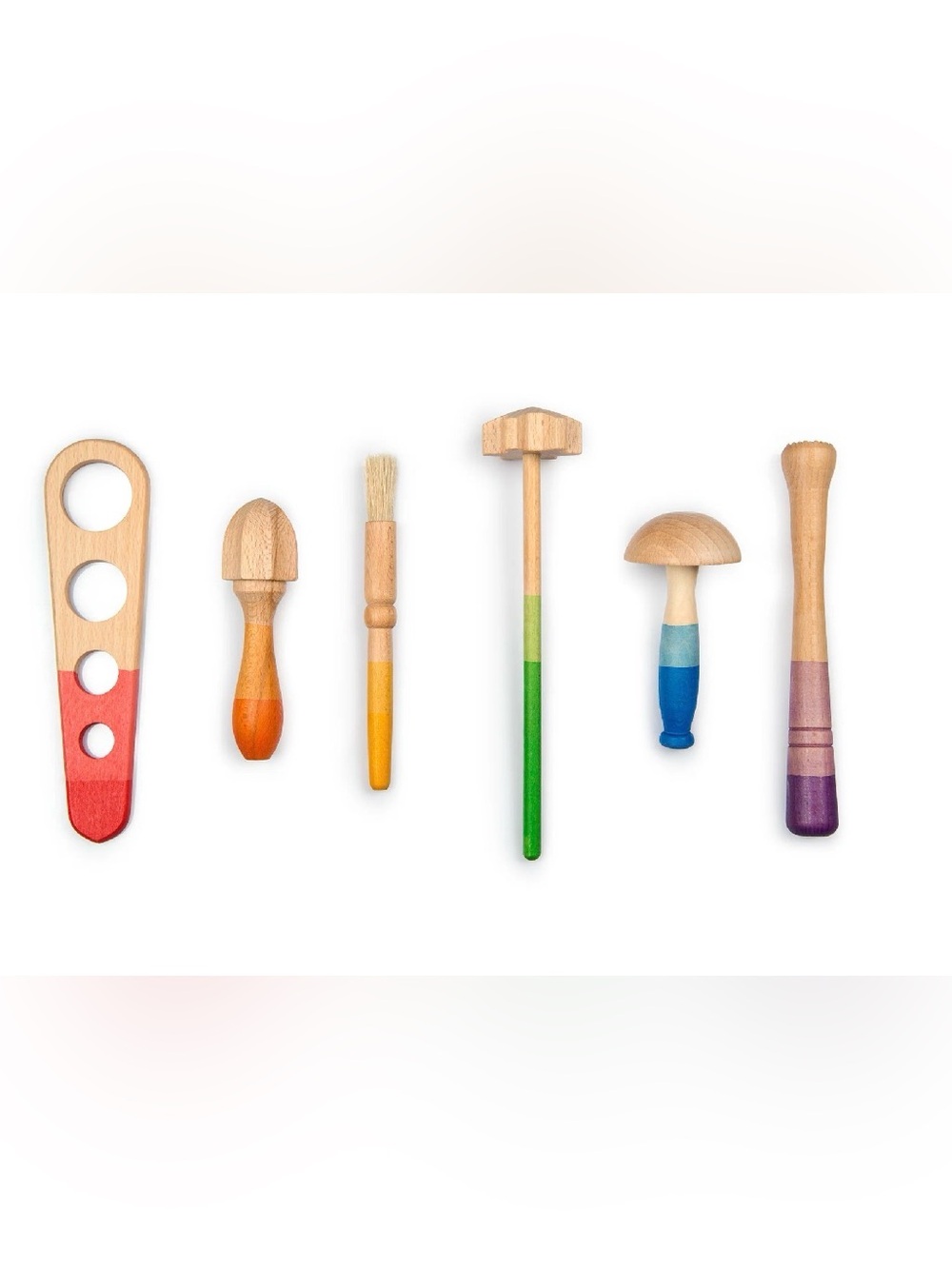 Grapat Rainbow Wooden Tools Set